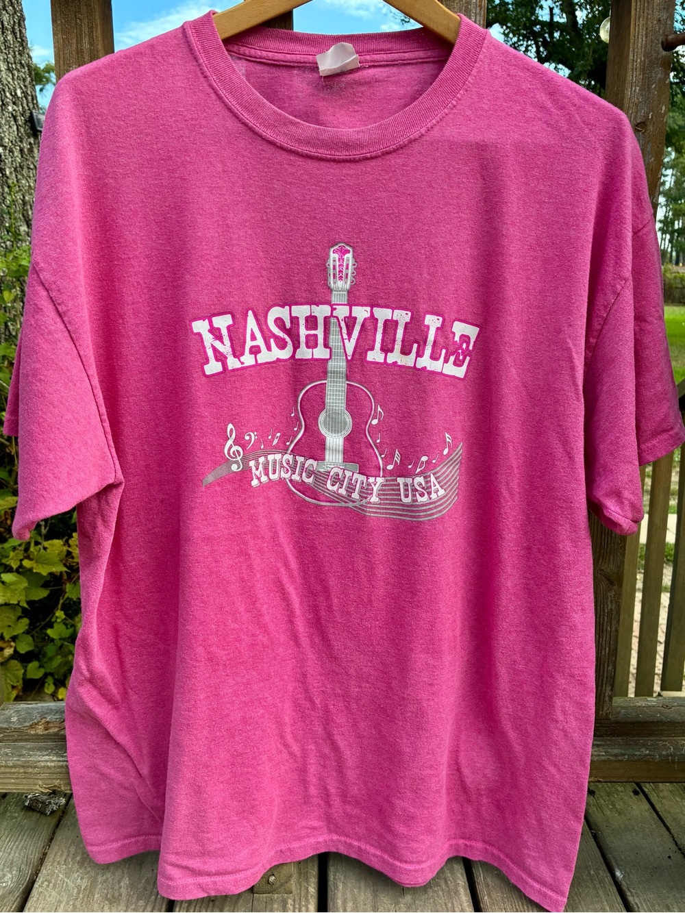 Pink Dolly Parton Nashville T shirt XL Music City Dollywood Country Music shirt